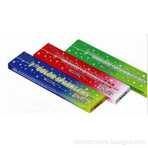 Hand held 7 inch Electric Morning Glory Sparklers 500g un03